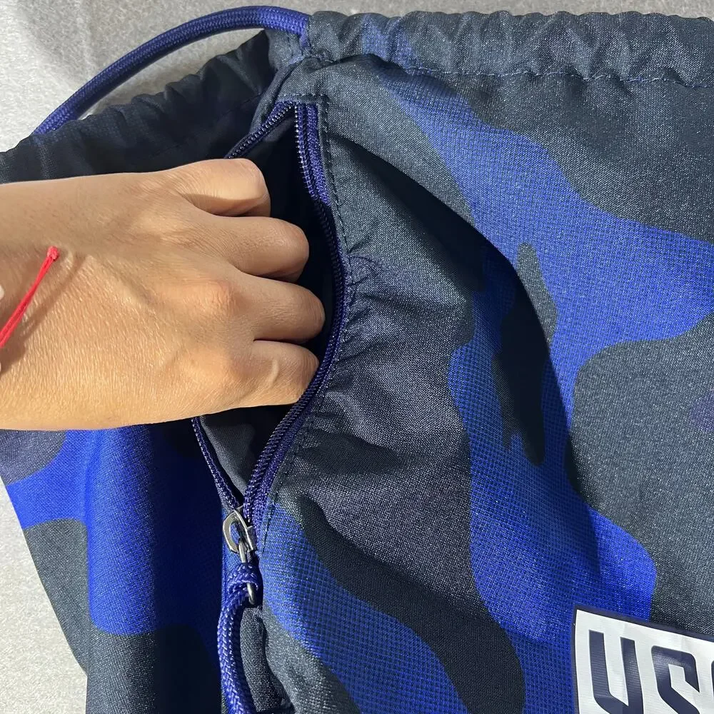 Nike USA Soccer Gymsack Blue Camo Drawstring Bag